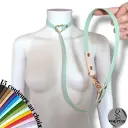 Collier ALLEGA avec laisse intégrée — Système étrangleur 