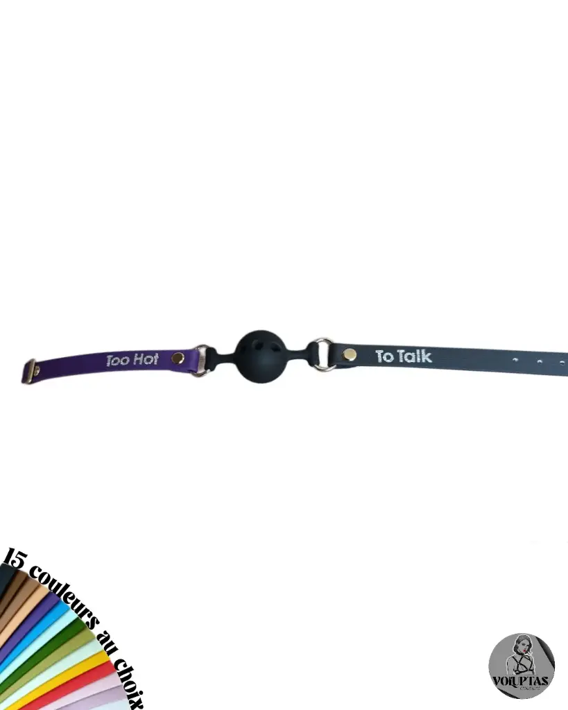 Bâillon MUTIA — 3 tailles de gag ball au choix