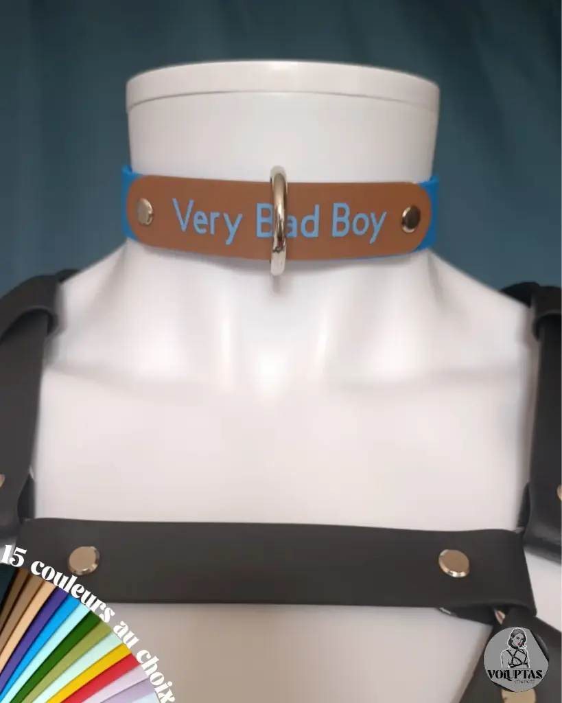 Collier BDSM SOLAEO — Personnalisable 