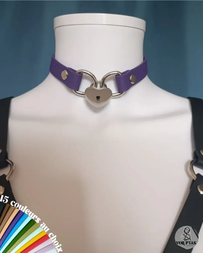 Collier AMARA avec cadenas — Sur mesure & personnalisable 