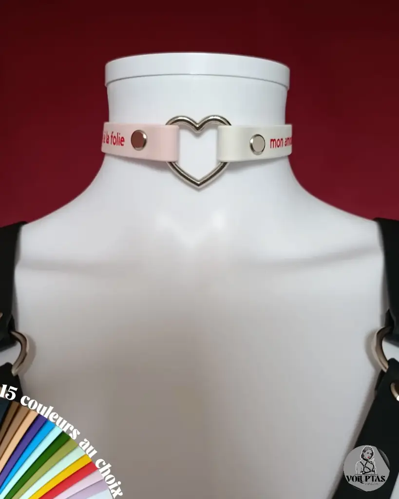 Collier CORA avec cœur — Personnalisable