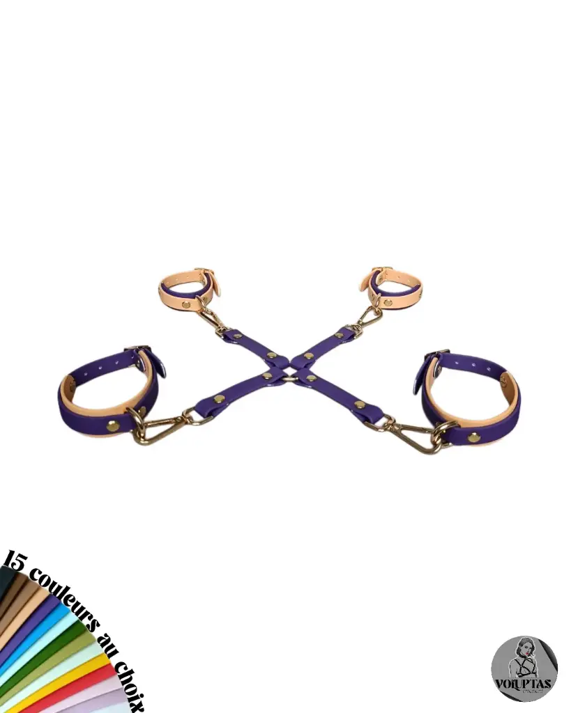 Attaches BDSM QUATTUOR LIGATURA — Pour menottes poignets & chevilles