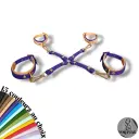 Attaches BDSM QUATTUOR LIGATURA — Pour menottes poignets & chevilles
