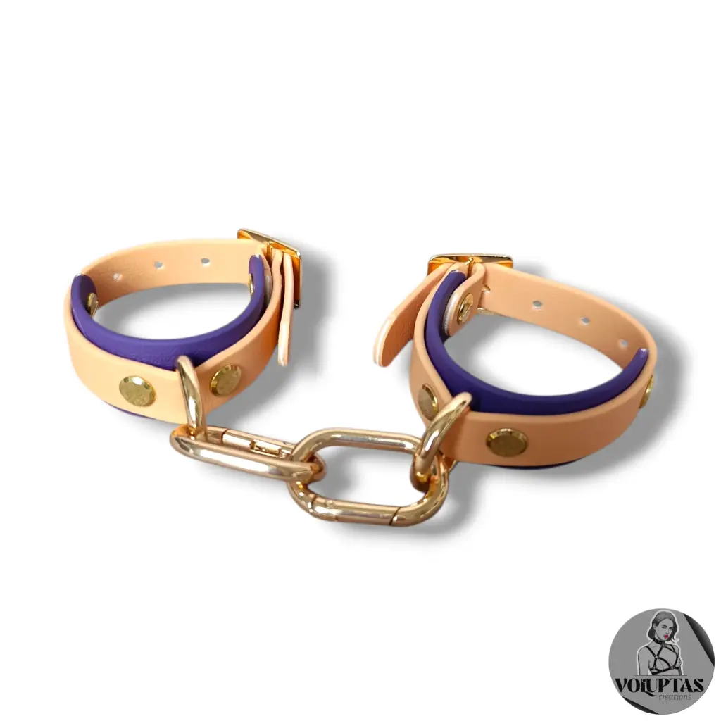 2 Anneaux toriques ANNULIA pour menottes poignets-chevilles - Unisexe 