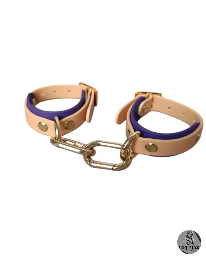 2 Anneaux toriques ANNULIA pour menottes poignets-chevilles - Unisexe 