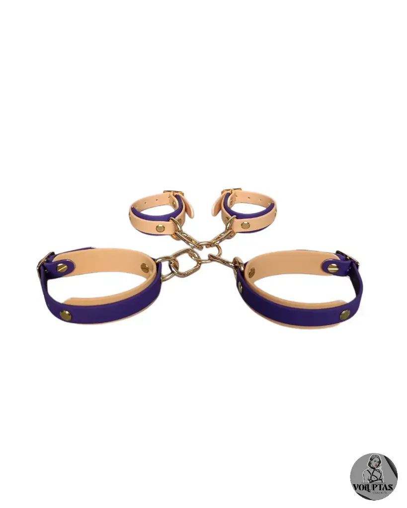 4 Anneaux toriques ANNULIO pour menottes poignets-chevilles - Unisexe 