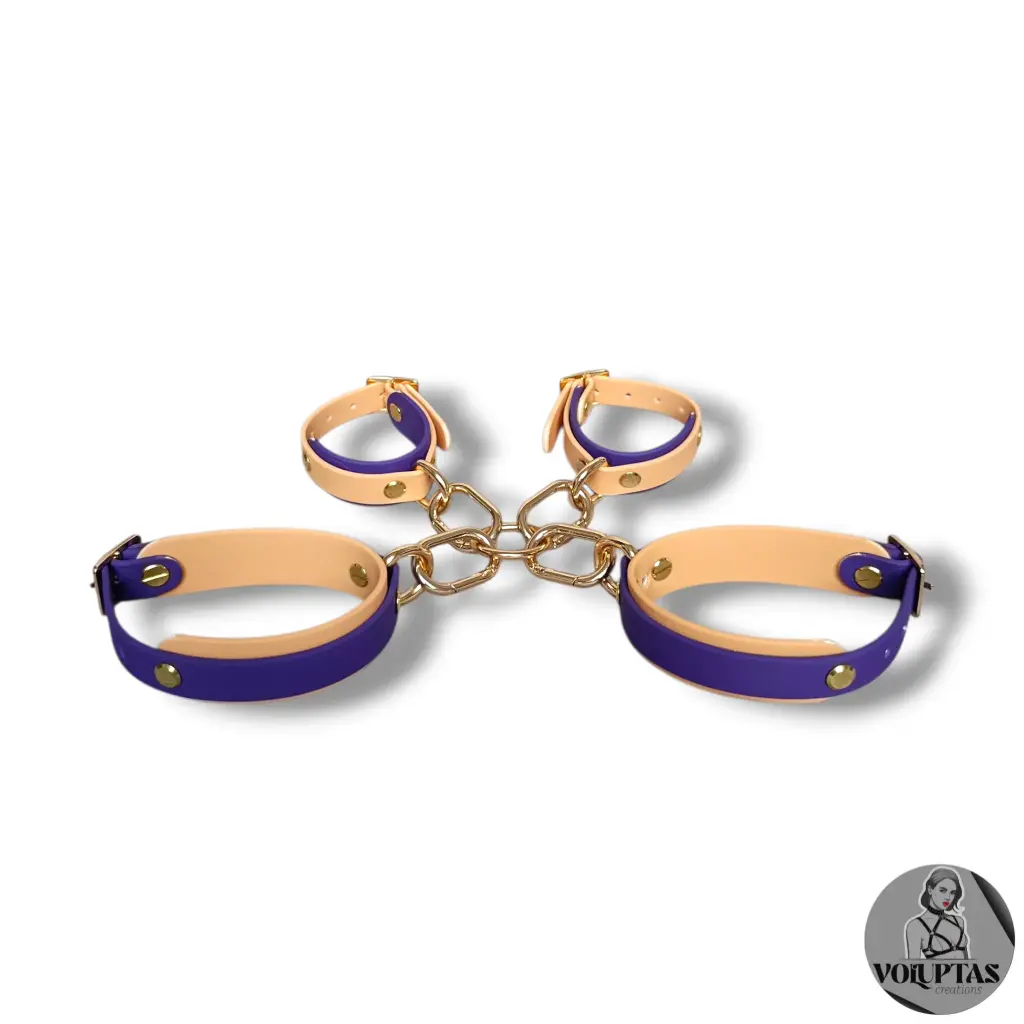 4 Anneaux toriques ANNULIO pour menottes poignets-chevilles - Unisexe 