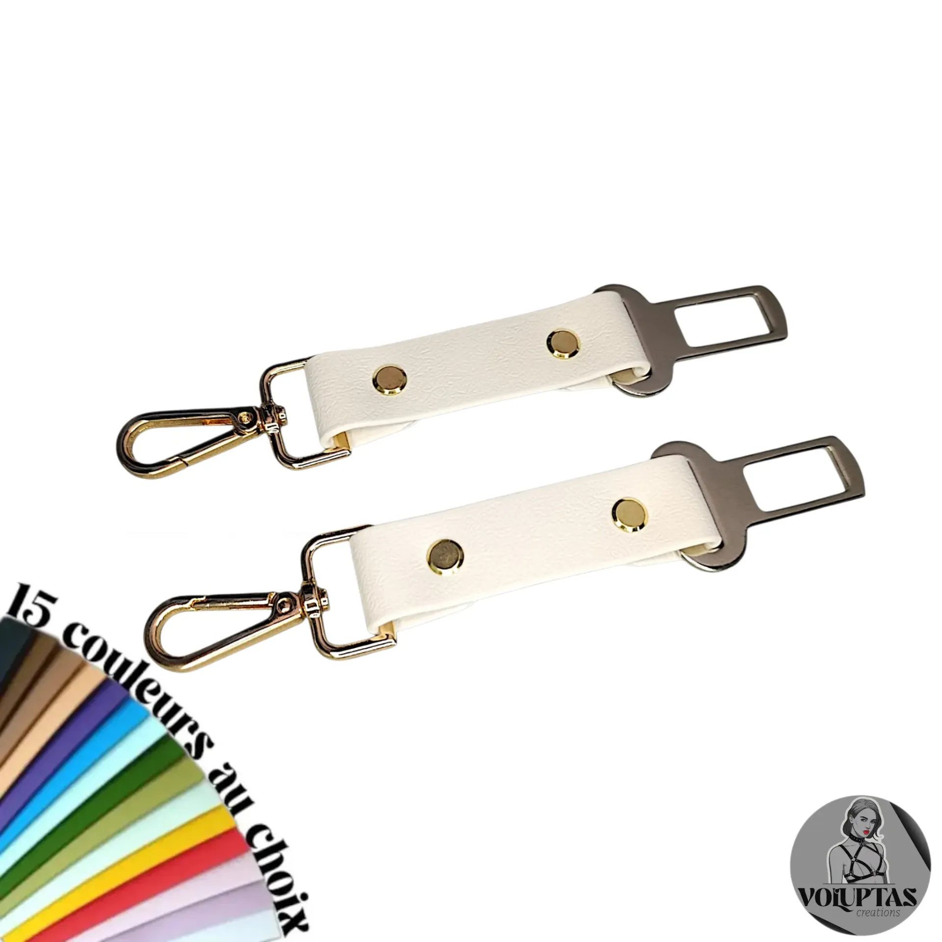 Attaches BDSM voiture CURRUS VINCULA — Pour menottes poignets & chevilles