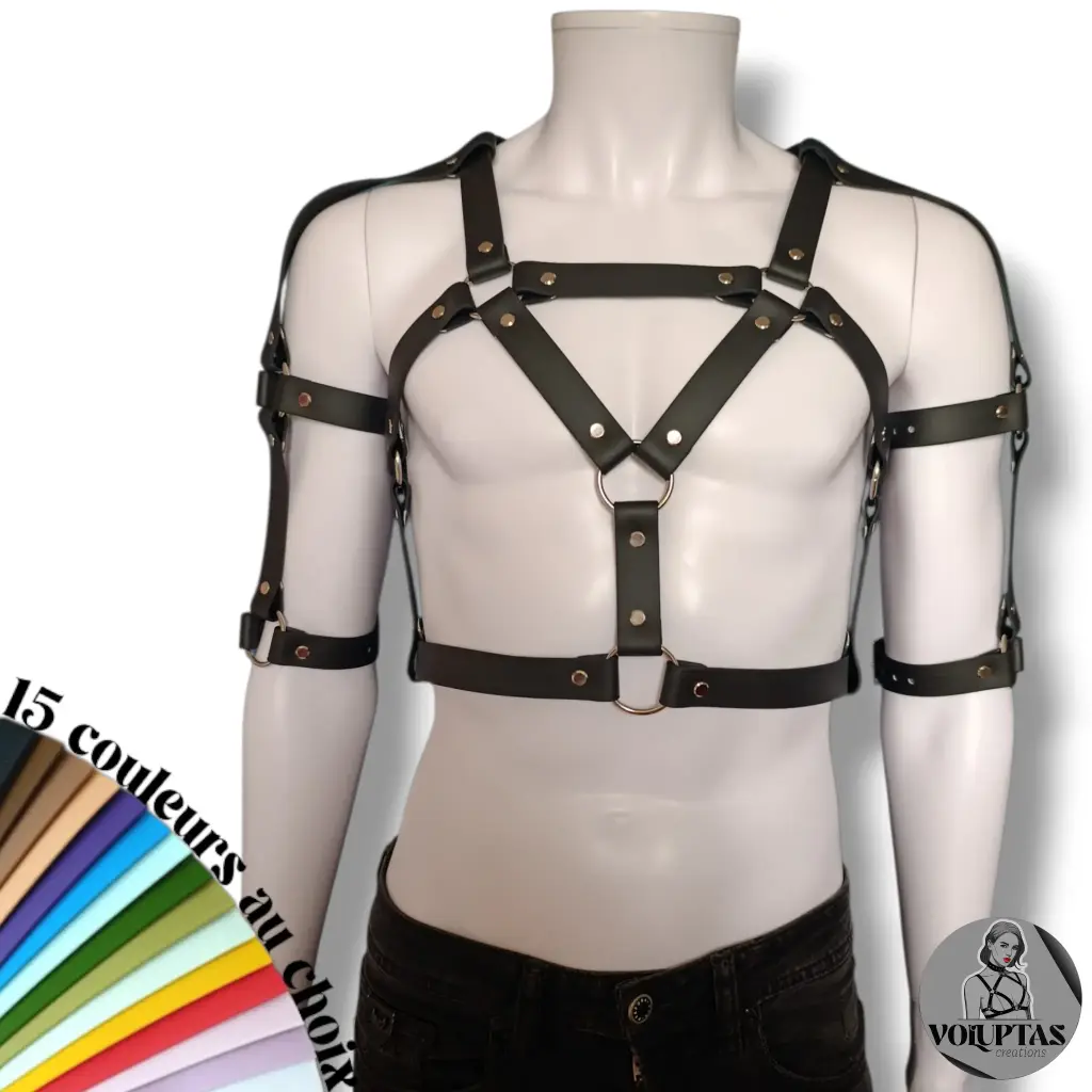 Harnais BDSM TUNIO — 1 étage + biceps & coudes