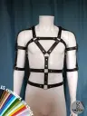 Harnais BDSM TUNICO — 2 étages + biceps & coudes
