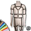 Harnais BDSM VIXENO — Complet + biceps & coudes 