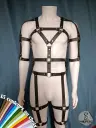 Harnais BDSM VIXENO — Complet + biceps & coudes 