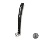 Slapper FERULA avec 5 bandes de cuir vegan noir — Texte en option personnalisable (+couleur au choix)