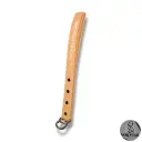 Slapper FERULA avec 5 bandes de cuir vegan sable — Texte en option personnalisable (+couleur au choix)