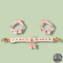 Menottes BDSM LAPINA avec boucleries dorées — Poignets - Edition limitée