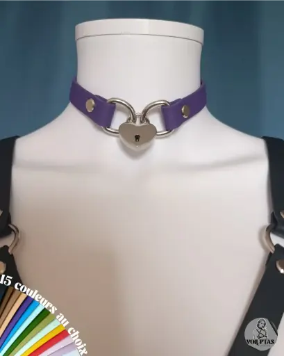 Collier AMARA avec cadenas — Sur mesure & personnalisable 