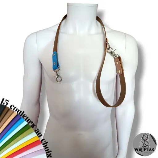 Laisse BDSM CONEXO 3en1 — Personnalisable