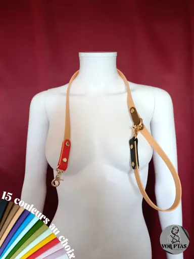 Laisse BDSM CONEXA 3en1 — Personnalisable