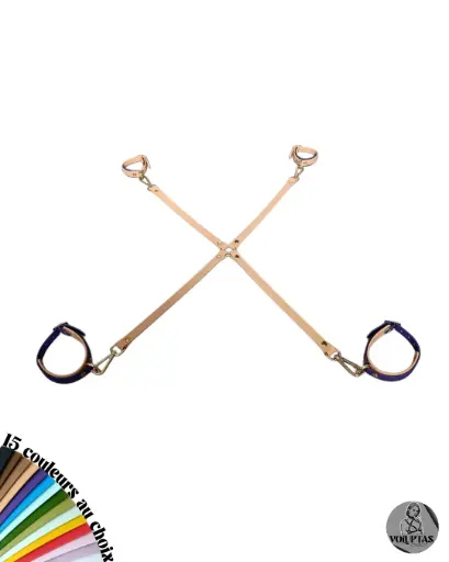Attaches BDSM QUATTUOR LIGATURO — Pour menottes poignets & chevilles