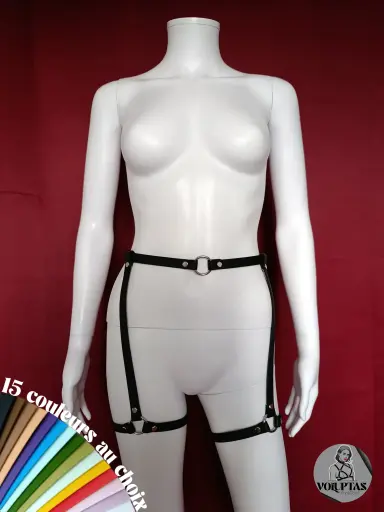 Jarretières BDSM MIRAVA — 1 étage : cuisses